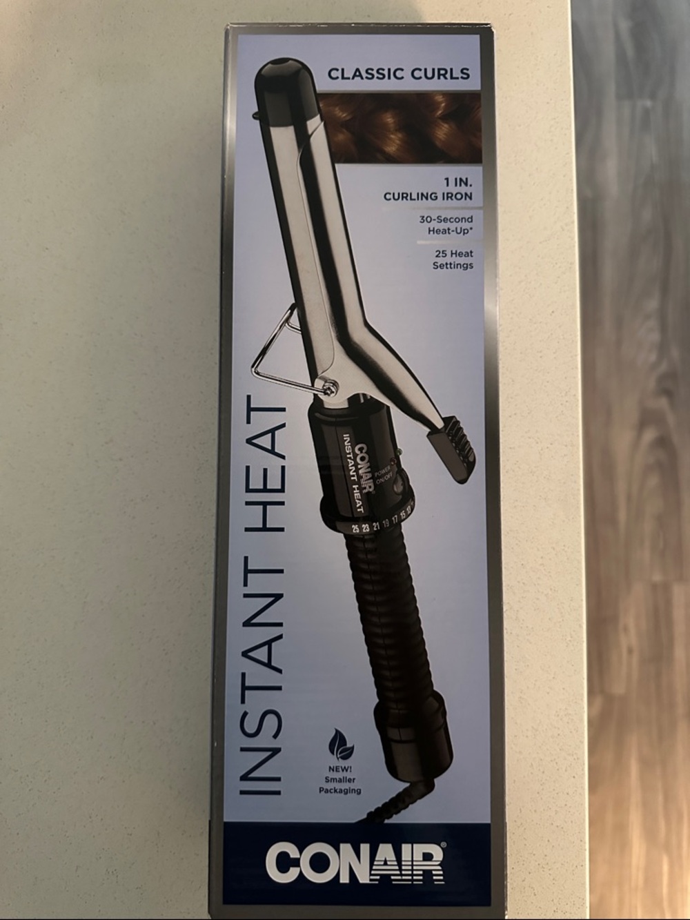 Conair Classic Curls 1" Curling Iron - Black and Silver